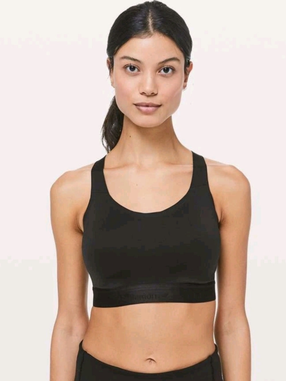 Lululemon Fine Form Sports Bra Black, 36D (C3)